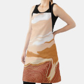 Luxe marmer texture background design. Vloeibaar m Schort (Insitu)