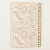 Luxe Marmer Wervelend Patroon Planner (Achterkant)