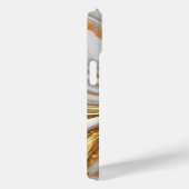 Luxe Marmeren Moeder van Parel Gouden Aderen Monog Case-Mate iPhone Case (Achterkant / Rechts)