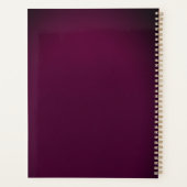 Luxe Maroon & Goud Wedding Planner Boek (Achterkant)