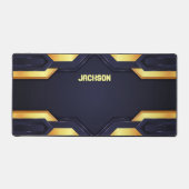 Luxe metalen achtergrond bureaumat (Voorkant)