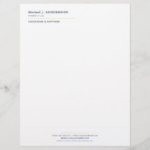 Luxe minimale elegante marine goud advocaat