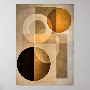 Luxe Minimaliste Art Déco Géométrique Abstrait Bei
