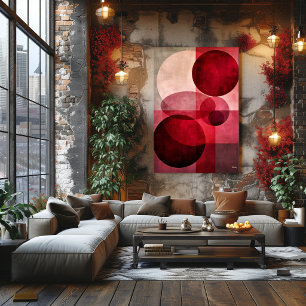 Luxe Minimaliste Art Déco Géométrique Abstrait Rou