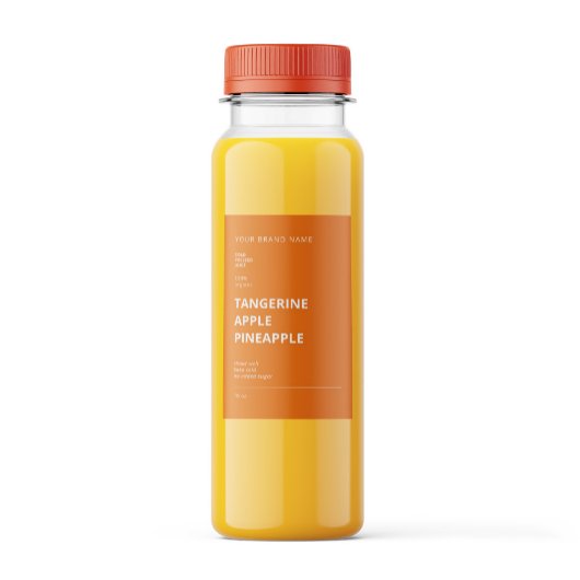 Luxe minimaliste Jus Smoothie Bouteilles Étiquette