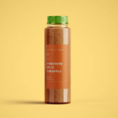 Luxe minimaliste Jus Smoothie Bouteilles Étiquette