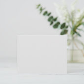 Luxe Minimalistische Aangepaste Postkaarten (Staand voorkant)