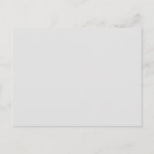 Luxe Minimalistische Aangepaste Postkaarten (Voorkant)