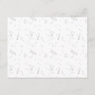 Luxe Minimalistische Abstracte Postkaart