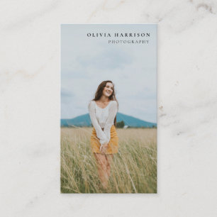 Luxe minimalistische Visitekaartje voor fotografie