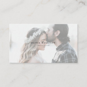 Luxe minimalistische Visitekaartje voor fotografie