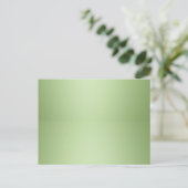 Luxe Mint Green Beauty Salon Briefkaart (Staand voorkant)