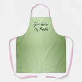 Luxe Mint Green Beauty Salon Schort (Voorkant)