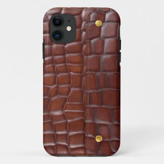 luxe mode leer huid  VOL1 iPhone 11 Hoesje