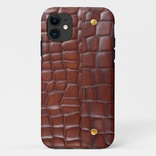luxe mode leer huid VOL1 Case-Mate iPhone Case (Achterkant)