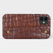 luxe mode leer huid VOL1 Case-Mate iPhone Case (Achterkant (horizontaal))