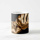 Luxe, modern design gouden veelhoek 3d re koffiemok (Center)