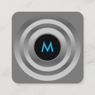 Luxe, modern, futuristisch lijst-reeks met ronde k vierkante visitekaartje