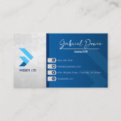 Luxe modern Visitekaartje (Voorkant)