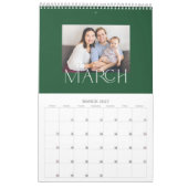 Luxe Moderne ÉDITABLE COULEUR Calendrier photo (Mar 2027)
