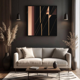 Luxe Moderne Elegante Huisdecoratie Canvas Afdruk