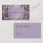 Luxe moderne geometrische art deco visitekaartje (Voorkant / Achterkant)