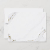 Luxe, moderne goudbruine gepersonaliseerde feestar bedankkaart (Achterkant)