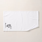 Luxe moderne Le Salon cheveux personnalisé nom de (Serviette à main)