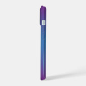 Luxe Moderne Minimal Abstrait Violet Bleu (Côté gauche)