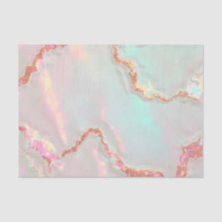 Luxe moderne roze zachte mint goud collectie tissuepapier