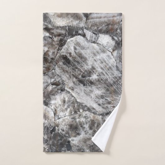 Luxe Moderne Smoky Quartz (Serviette à main)