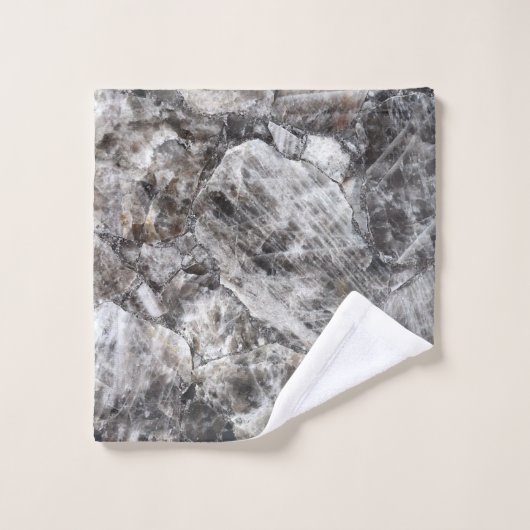 Luxe Moderne Smoky Quartz (Gant de toilette)
