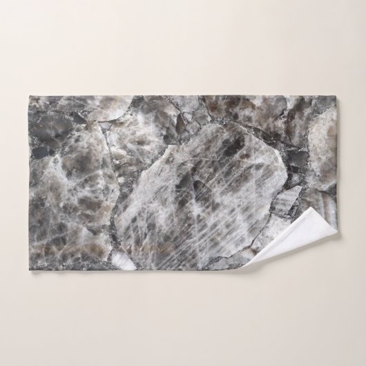 Luxe Moderne Smoky Quartz (Serviette à main)