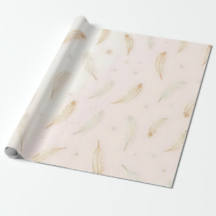 Luxe Moderne Veren Boho Collectie Cadeaupapier