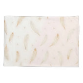 Luxe moderne veren Boho Collectie Kussensloop (Achterkant)