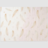 Luxe moderne veren Boho Collectie Tissuepapier (Voorkant)