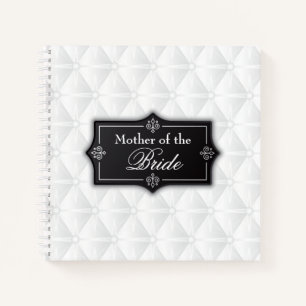 Luxe moeder van de bruid bruiloft gastenboek notitieboek