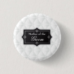 Luxe Moeder van de Bruidegom Wedding Pin Button