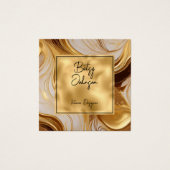 Luxe Molten Gold et Carte de visite de Parties sci (Devant)