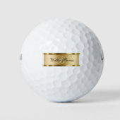 Luxe monogram stijl golfballen (Voorkant)