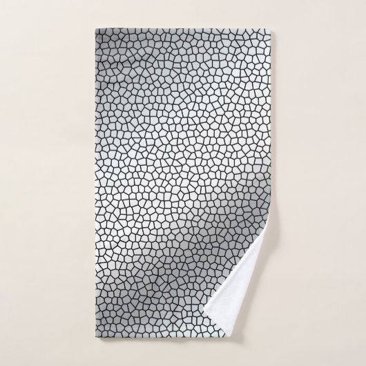 Luxe Monogramme Vitrail Silver (Serviette à main)