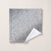 Luxe Monogramme Vitrail Silver (Gant de toilette)