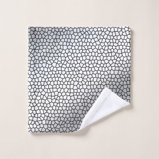 Luxe Monogramme Vitrail Silver (Gant de toilette)