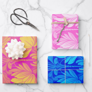 Luxe & mooie bijzondere vakantie inpakpapier vel