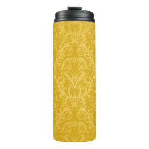 Luxe naadloze gouden bloemkool thermosbeker