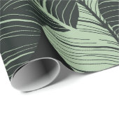 Luxe natuur verlaat achtergrond. Floral patroon, T Cadeaupapier (Rol Hoek)