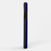 Luxe Navy en Zwart iPhone Cases (Achterkant/rechts)