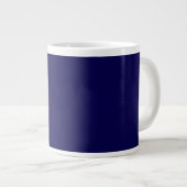 Luxe Navy JUMBO Mok (Voorkant rechts)