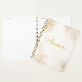 Luxe neutrale dagelijkse planner