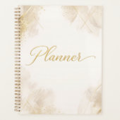 Luxe neutrale dagelijkse planner (Voorkant)